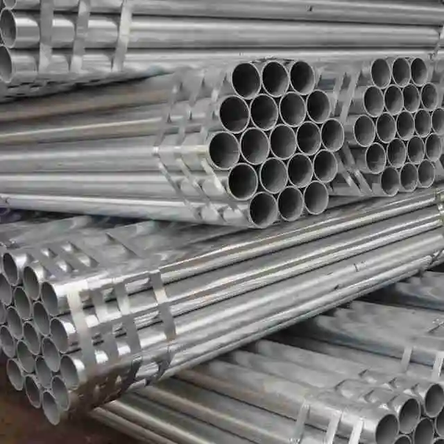 Hot Dipped Galvanized Iron Round Pipe Galvanized Erw Steel Tubes