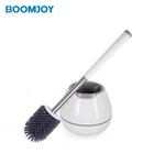 Tpr Toilet Brush BOOMJOY Soft And Strong TPR Material Bristle Toilet Brush B5 With Holder