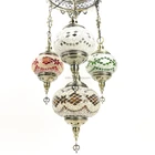 Art Turkish Mosaic Lamp Handmade Mosaic Art Single Turkish Lamps Chandelier CC3M1L01