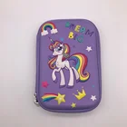High Pencil High Capacity Unicorn Pattern Hardtop Kids EVA 3D Pencil Case