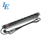 Data Power Unit Distribution Rack LE 19" Germany Type Rack PDU Data Center Power Distribution Unit