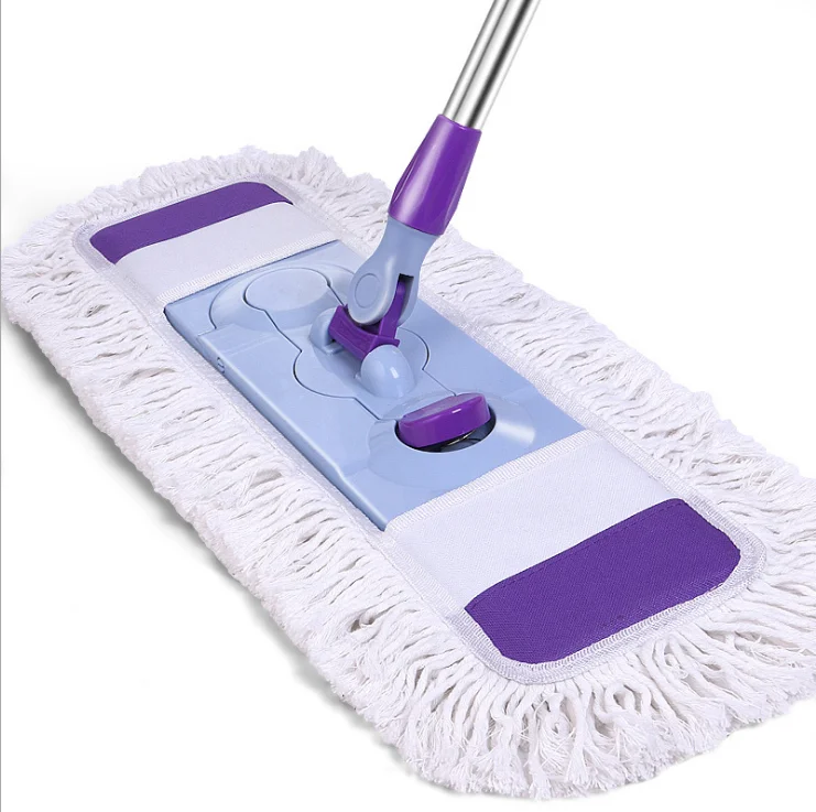 Professional Dry & Wet Dust Mop for Hardwood Laminate Tile ZNM Microfiber Flat Mop for Floor Cleaning Floor Mop with 2 Washable Pads & 30 PCS Nonwoven Fabric 