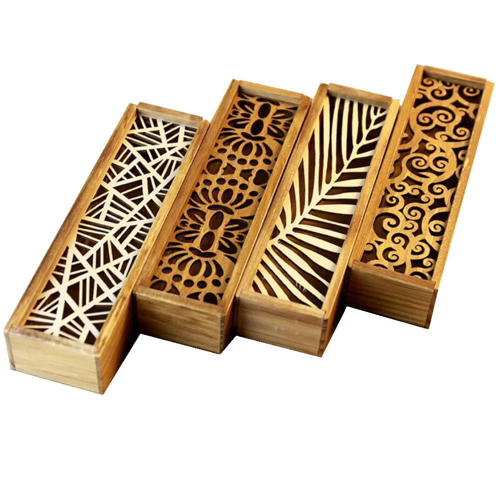 Celtic Love Knot Sliding Lid Wood Pencil Box Custom Wooden Pen Case Free Personalization 