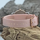 Pink Watch Watches Pink Nylon Japan Quartz Movt Watch Latest Wrist Watches For Girls