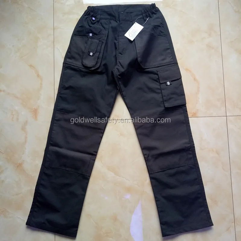 elastic waist cargo work pants