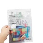 3 3 Sides Zip On Top Clear Front Resealable Polybags