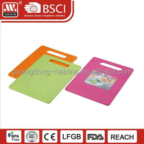 Hot sell & Good quality Plastic Cutting Board/Plastic Chopping Board in two colors