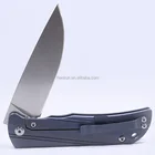 Blade Folding Knife High Quality Handmade D2 Blade Folding Pocket Knife With Titanium Handle Manufacturer