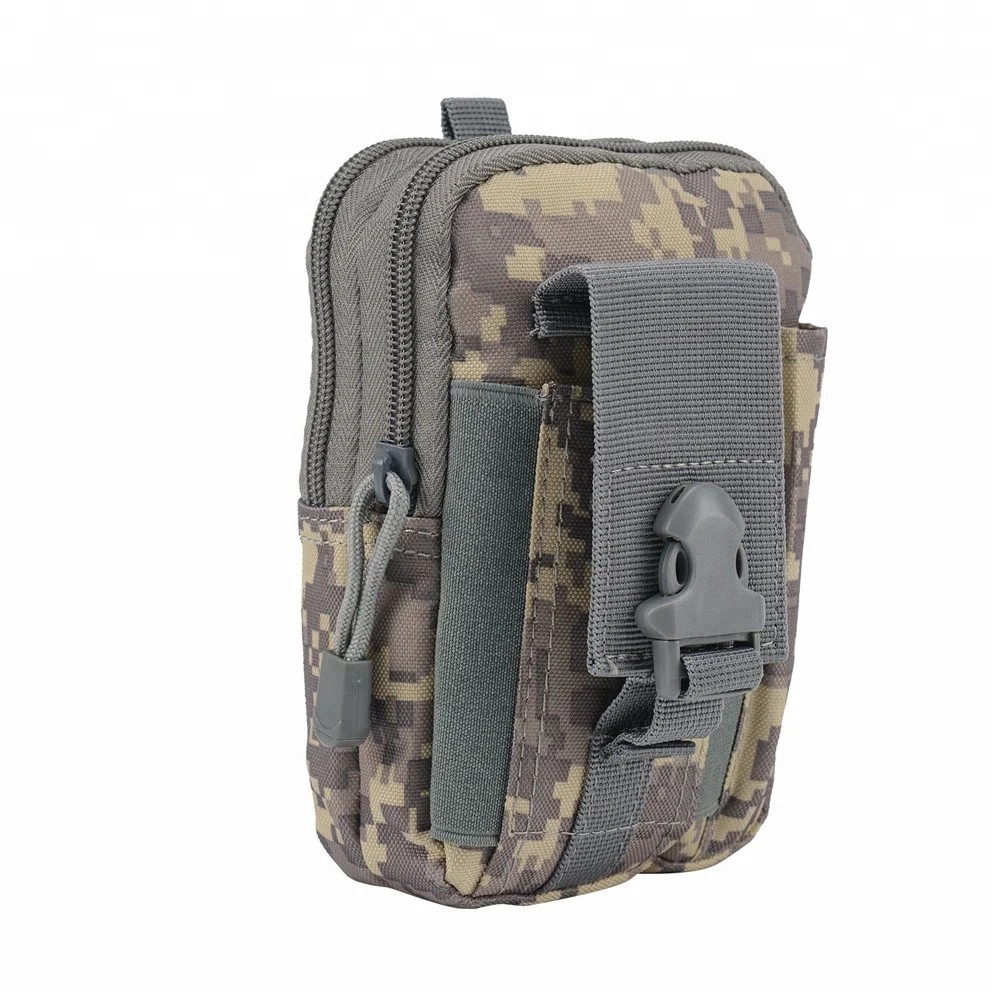 Tactical Molle Waist Belt Bag Military Phone Key Light Pouch Pocket Waterproof 