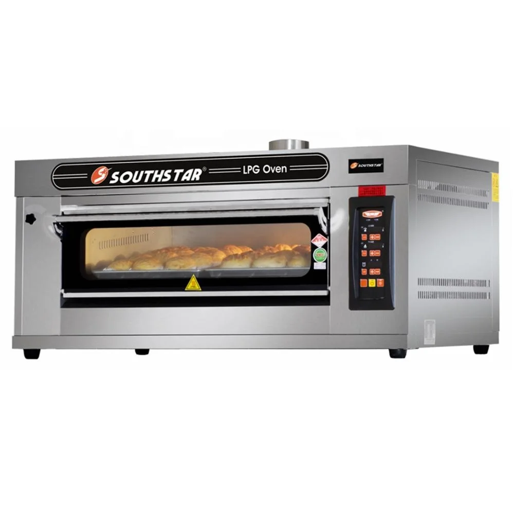 Southstar-horno De Gas Avanzado,Cubierta De 1 Cubierta,2 Bandejas Con  Puerta De Cristal Grande Para Pan,Galletas Y Pizza,Gran Oferta - Buy  Southstar 1 Cubierta 2 Bandejas De Horno De Gas Para Supermercado Y