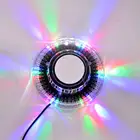 Light Wedding Home Disco DJ Show Mixer Sound Activated Auto Rotating Sunflower Lighting Colorful RGB Led Party Stage Light For KTV Bar Wedding