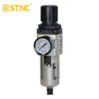 Air Pressure Filter Pressure Regulator G1/2 Automatic Drain Type Air Filter Regulator TW4000 With Pressure Gauge