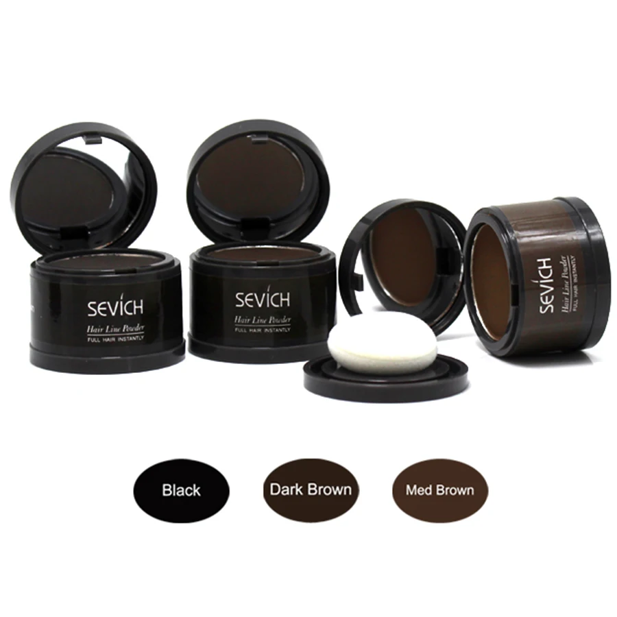 2018 Sevich Oem Label Natural Hair Shadow For Thickening Keratin Powder  With Mirror - Buy Hair Shadow,Hair Concealer,Hair Powder Product on  Alibaba.com