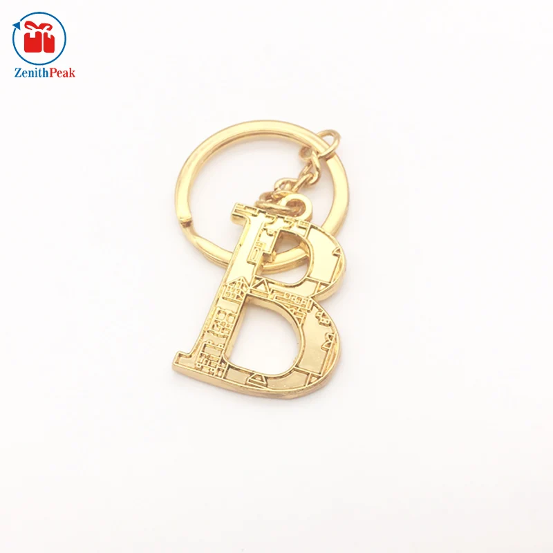 letter b keychain