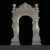 Natural Marble Decorative Doorway With Men