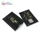 Tea Bag Tea Tea Packaging Bags Matt Black Aluminum Foil Tea Coffee Packaging Bag