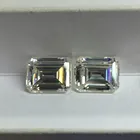 Emerald Ring Wholesale Lab Created Emerald Shape Loose Diamond Ring Moissanite Synthetic Stone