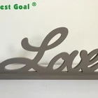 Table Arts Wall Art Decor Wood "love" Letter Table Desktop Wall Signs Arts Ornaments Home Decorative