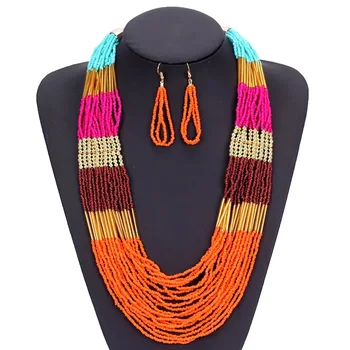 plastic jewelry 2022 women acrylic necklace wholesale fashion jewelry cheap plastic bead chain necklace