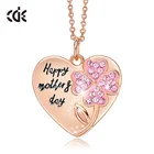 Pendant Heart Heart Necklace Pendant Custom Pendant Promotion Gold Plated Heart Necklace