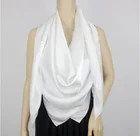 Silk Scarf Satin Scarf Customized 100% Pure White Silk Satin Scarf