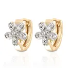 Yellow Gold Earrings Earrings Drop Earrings 2018 Hot Sale Luxury 18K Yellow Gold Filled Earrings For Girls