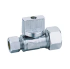 Brass Cock Ball Cock Valve 3/8 X5/8 Od 5 Years Nsf Ball Valves Brass Stop Cock