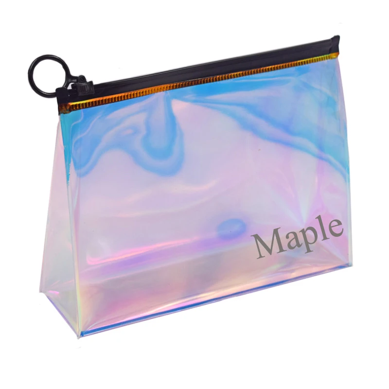 transparent travel pouch