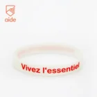 Debossed Wristband Wristband Wristband Silicone Cheapest Reminder Round Debossed Wristband Customize Silicone Fortune Friendship Handwrist Relaxing Bracelet Charms Mold Small