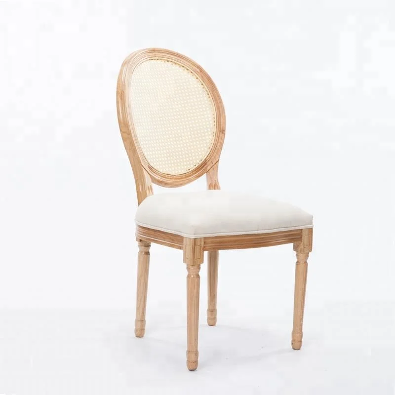 louis oval back dining chair