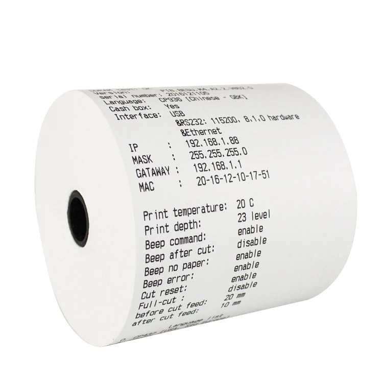 bill printer roll