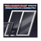 Windows China Customized Double Glazed Powder Coating Aluminium Ultra Narrow Frame Casement House Windows