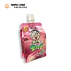 Beverage Pouch Liquid Beverage Packaging Food Drink Juice Stand Up Laminated Pouch With Spout