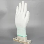 Gloves Nylon Gloves High Quality Pu Coated Gloves Top Fit Gloves Nylon Fingertip Coated Gloves