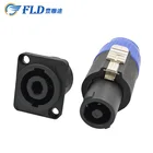 Connector Cable Cables And Connectors FLD Speakon Connector Cable Audio Video Application And Male Gender 4 Pole