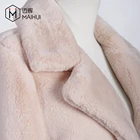 Rabbit Coats Rabbit Woman Fur Coat Made In China Women Clothing Rabbit Fur Coats Faux Fur Long Jacket