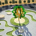 Garden Sculpture Beautiful Tree Garden Outdoor Sculpture In Square