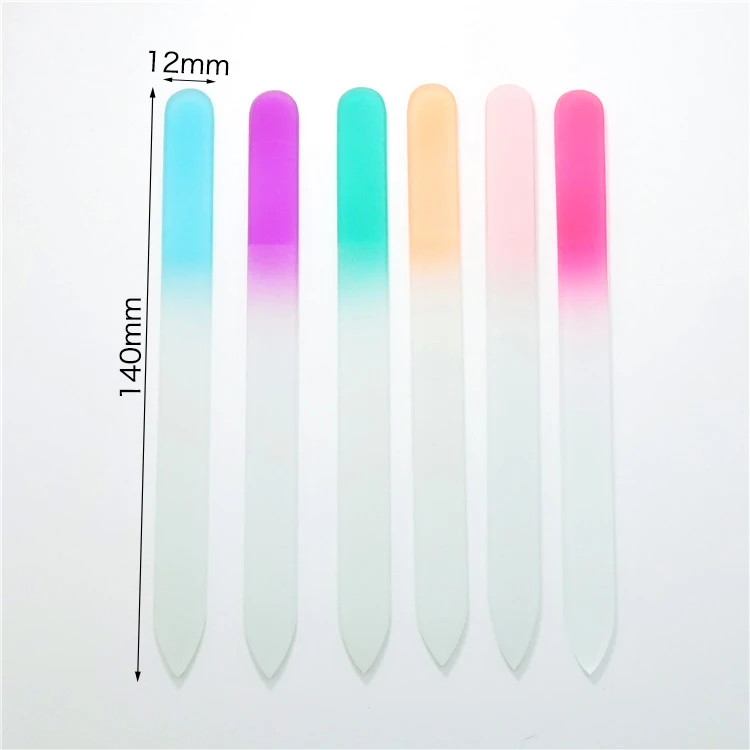 Unionpromo Wholesale Colorful Art Crystal Glass Nail File