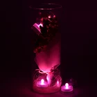 White/Warm White/Red/Green/Blue/Pink/Purple/Orange/Teal/Amber/RGB Waterproof Submersible LED Tea Light With Battery Operated