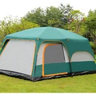 Family Camping Tent European 8 Persons Large Luxury Wind Resistant Family Carpas De Camping Tent