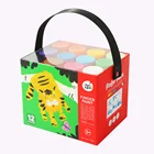 Set Kids Paint Set Wholesale DIY Professional Kid Children Baby Art Pigment Finger Safe Paint 12 Colors Set