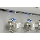 Cooktops Burners Cooktop Gas Professional 48 In. Natural Gas Cooktops With 6 Sealed Burners Griddle In Stainless Steel