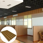 2018 Foshan New Durable WPC Wall Panel Indoor Decoration Fire-proof Easy Install Wpc Wall Panel