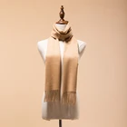 Scarf Cashmere Scarf New Arrival Luxury Cashmere Solid Color High Grade Quality Cashmere Scarf Mongolian