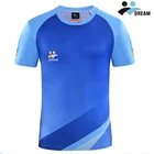 Shirt Football Custom Blue Cheap Sublimation Sport T Shirt With Short Sleeves Soccer Jerseys Football Shirt