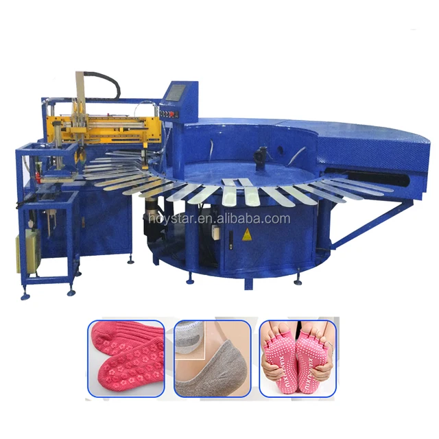 Large High Quality Rotary Silk Screen Printing Machine Baby/Adult Anti-Slip Socks