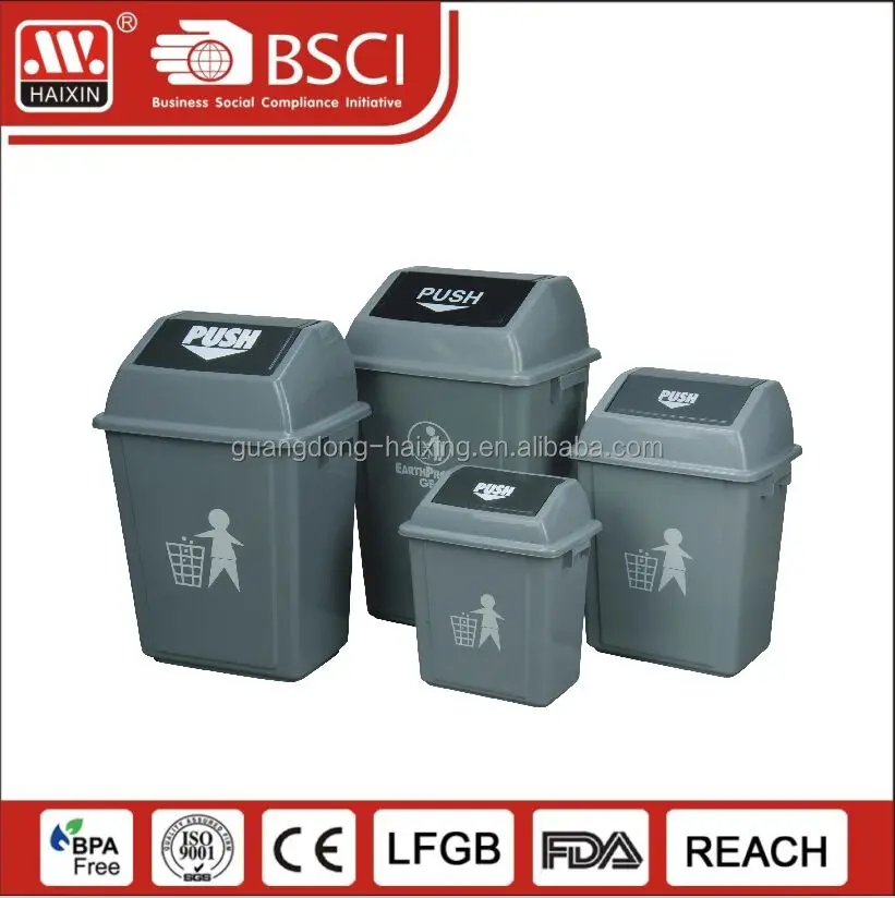 80/120/240liter plastic large outdoor plastic garbage trash bins with pedal and wheels for sale