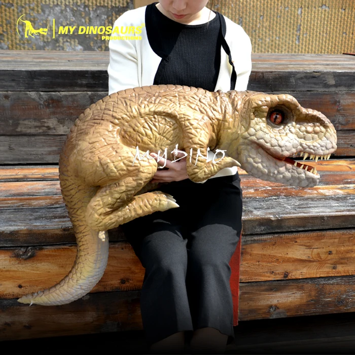 T-Rex Wooden dinosaur puppet 