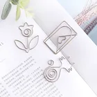 Clip Metal Clip Custom Different Shape Metal Steel Paper Clip With DIY Logo Pattern