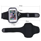 Carry Phone Bag Smooth Zipper Neoprene Carry Phone Arm Bag For Running